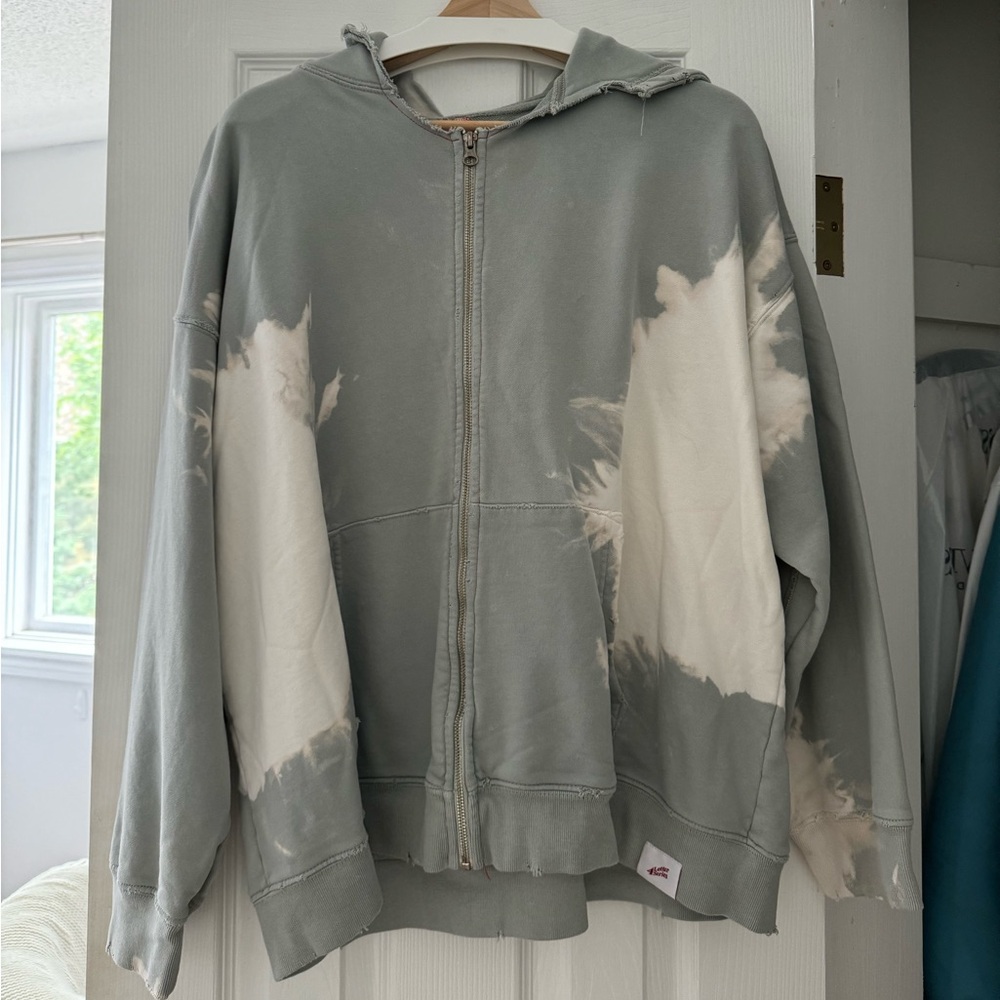 Four letter series zip hoodie